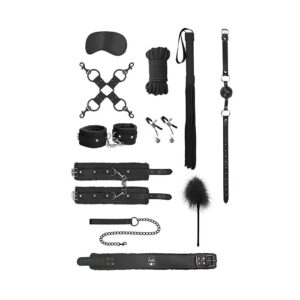 Shots Ouch Intermediate Bondage Kit Black — Power Play Studio - Power Play Studio, LLC