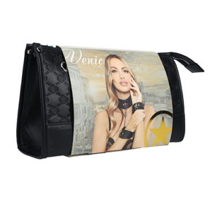 Shots Ouch! Venice Collection Bondage Kit w/Bag - Black/Iridescent — Power Play Studio