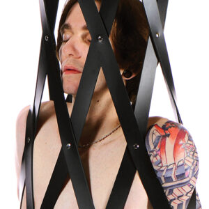 Master Series Hanging Rubber Strap Cage — Power Play Studio