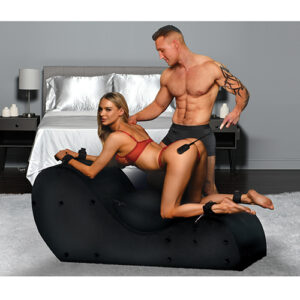 Bedroom Bliss Bondage Love Couch - Black - view 7 — Power Play Studio