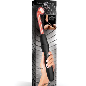 Master Series Elektra Rechargeable Violet Wand - Black — Power Play Studio
