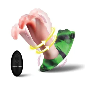 Creature Cocks Tongue Lasher Panty Vibe w/Harness — Power Play Studio - Power Play Studio, LLC
