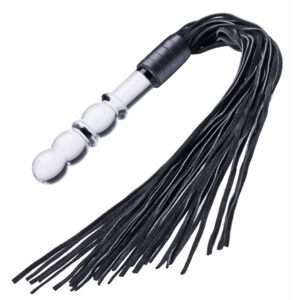 Prisms Lingam Glass Dildo Flogger — Power Play Studio