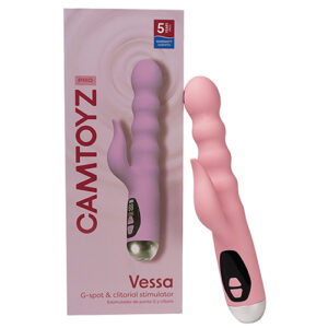 Camtoyz Vessa G Spot & Clitoral Vibrator Pink — Power Play Studio - Power Play Studio, LLC