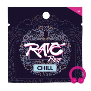 Rave Ring Chill Single Sachet Peppermint Scent Pink - Power Play Studio, LLC