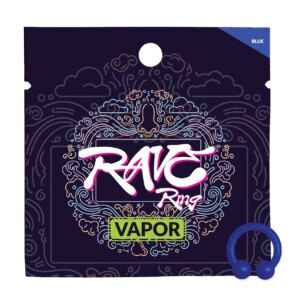 Rave Ring Vapor Single Sachet Eucalyptus Scent Blue - Power Play Studio, LLC