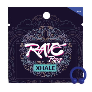 Rave Ring Xhale Single Sachet Breath Easy Scent Blue - Power Play Studio, LLC