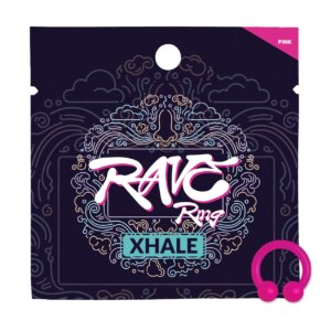 Rave Ring Xhale Single Sachet Breath Easy Scent Pink - Power Play Studio, LLC
