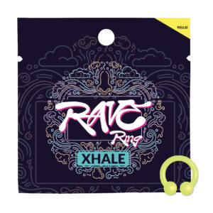 Rave Ring Xhale Single Sachet Breath Easy Scent Yellow - Power Play Studio, LLC