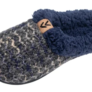 Women's Slippers Tight Knit Clog With Fleece Trim Slipper - Power Play Studio, LLC
