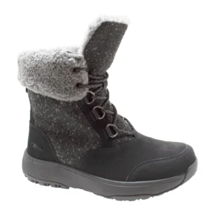 Women's Microfleece Lace Winter Boot - Power Play Studio, LLC