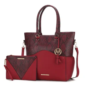 Iris Vegan Leather Women's Tote Handbag - Power Play Studio, LLC