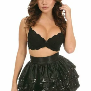 Sequin 3 Layer Skirt