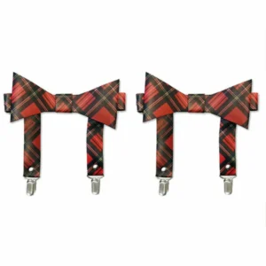 Faux Leather Garters