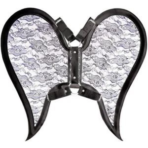 Faux Leather & Lace Angel Wing Body Harness