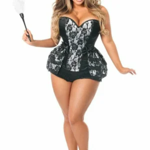 Lavish French Maid Corset Costume