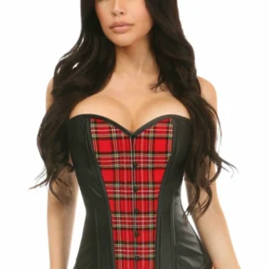 Lavish & Wet Look Overbust Corset