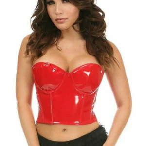 Lavish Patent PVC Underwire Bustier
