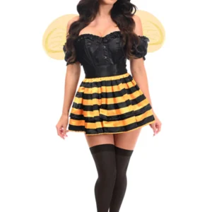 Top Drawer 4 PC Honey Bee Corset Costume - Power Play Studio, LLC