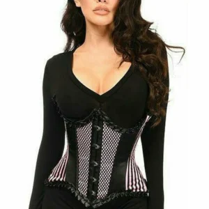Top Drawer Burlesque Underwire Curvy Cut Waist Cincher Corset - Power Play Studio, LLC