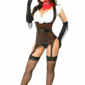 Top Drawer "Ride 'em Cowgirl" Premium Corset Costume - Power Play Studio, LLC