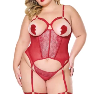 Fireside Bustier & Thong