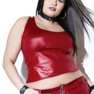 Coquette Wetlook Tank Top