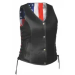 Ladies' USA Flag Liner Vest - Power Play Studio, LLC