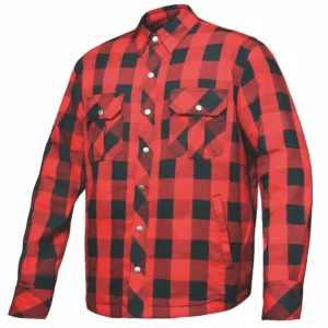 Men's Black & Red Armored Flannel - Black & Red