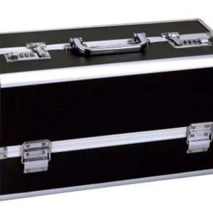 Lockable Vibrator Case Black Large - Power Play Studio, LLC
