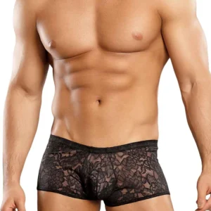 Mini Short Stretch Lace Black Medium - Power Play Studio, LLC