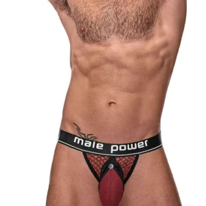 Cock Pit Cock Ring Jock Burgundy S/m