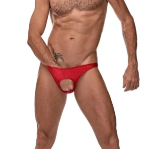 Pouchless Brief Red O/s - Power Play Studio, LLC