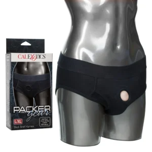 Packer Gear Black Brief Harness L/xl
