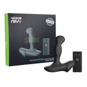 Nexus Revo Slim Rotating Prostate Massager - Black — Power Play Studio - Power Play Studio, LLC