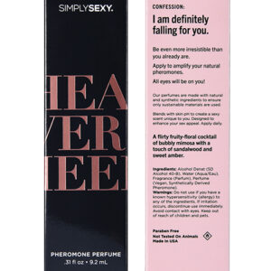 Simply Sexy Pheromone Perfume - 0.31 oz Head Over Heels — Power Play Studio - Power Play Studio, LLC
