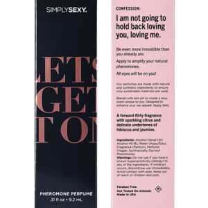 Simply Sexy Pheromone Perfume - 0.31 oz Let's Get It On — Power Play Studio - Power Play Studio, LLC