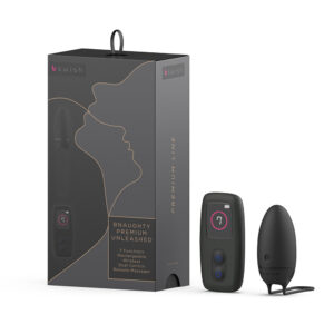 B Swish Bnaughty Premium Unleashed Vibrator Black - Power Play Studio, LLC