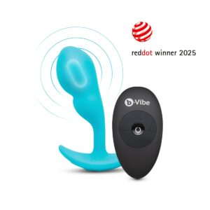 b-Vibe Vibrating P-Spot Snug Plug Small with Rechargeable Remote Control - Power Play Studio, LLC