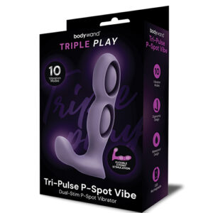 Bodywand Tri-Pulse P-spot vibrator, main view, Power Play Studio, LLC