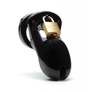 CB-3000 3″ Cock Cage & Lock Set – Black