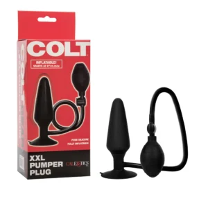Colt Xxl Pumper Plug Black - Power Play Studio, LLC