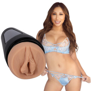 Main Squeeze Nicole Doshi ULTRASKYN Stroker Pussy in vanilla, front view