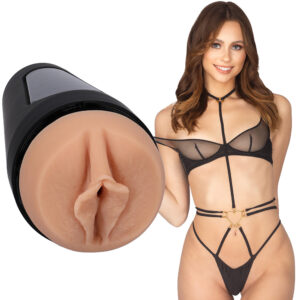 Main Squeeze Stella Barey ULTRASKYN Stroker Pussy in vanilla, front view