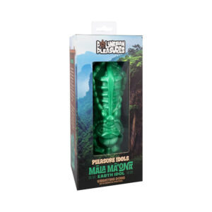 Polynesian Pleasures Mala Ma'ona Earth Idol Vibrating Dildo with Remote, main view, Power Play Studio, LLC