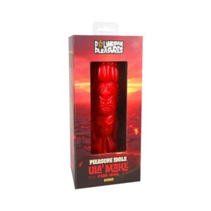 Polynesian Pleasures Ula' Make Fire Idol Silicone Dildo, main view, Power Play Studio, LLC