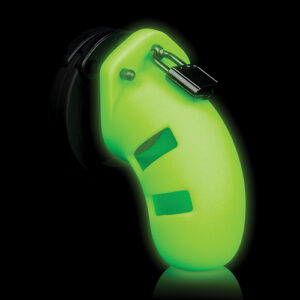 Shots Ouch 3.5″ Model 20 Cock Cage – Glow in the Dark