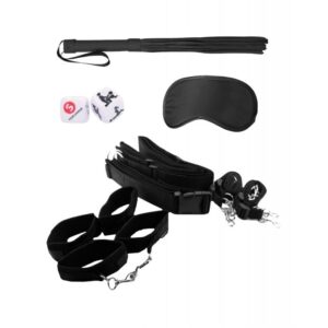 Shots Ouch Bondage Belt Restraint System - Black - Power Play Studio, LLC