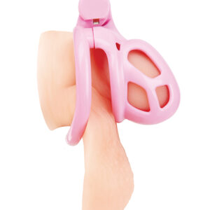 Small Pink Humiliation Acrylic Prisoner Cock Cage