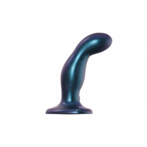 Strap-On-Me fingering and vibrating dildo in blue, main view, Power Play Studio, LLC